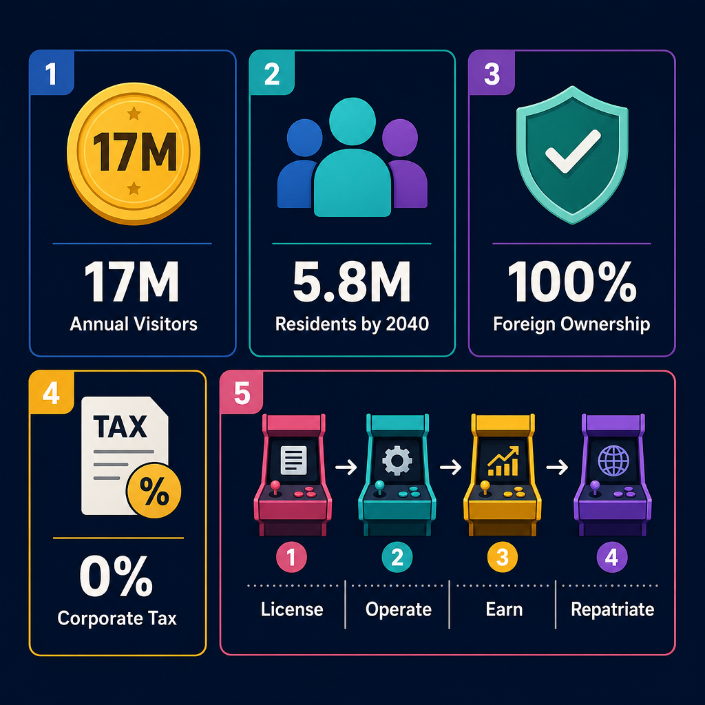 Infographic: How to Start a Coin-Operated Games Business in Dubai with Meydan Free Zone