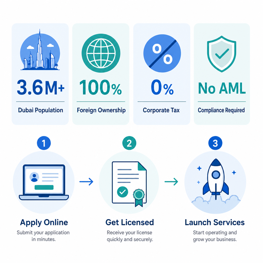 Infographic: How to Start a CSR Initiatives Preparation Business in Dubai with Meydan Free Zone