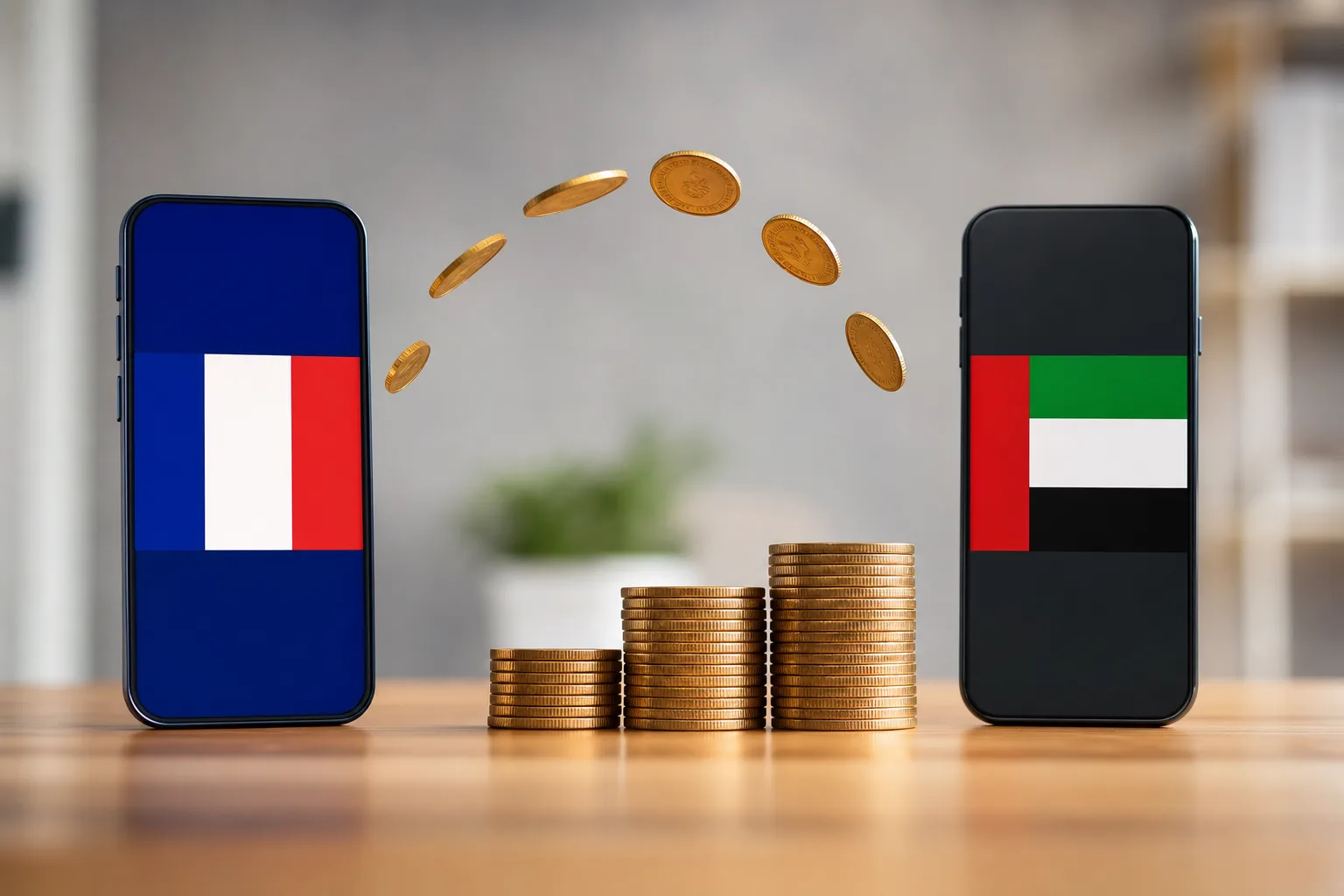 Transferring Money From France to the UAE: Costs & Options
