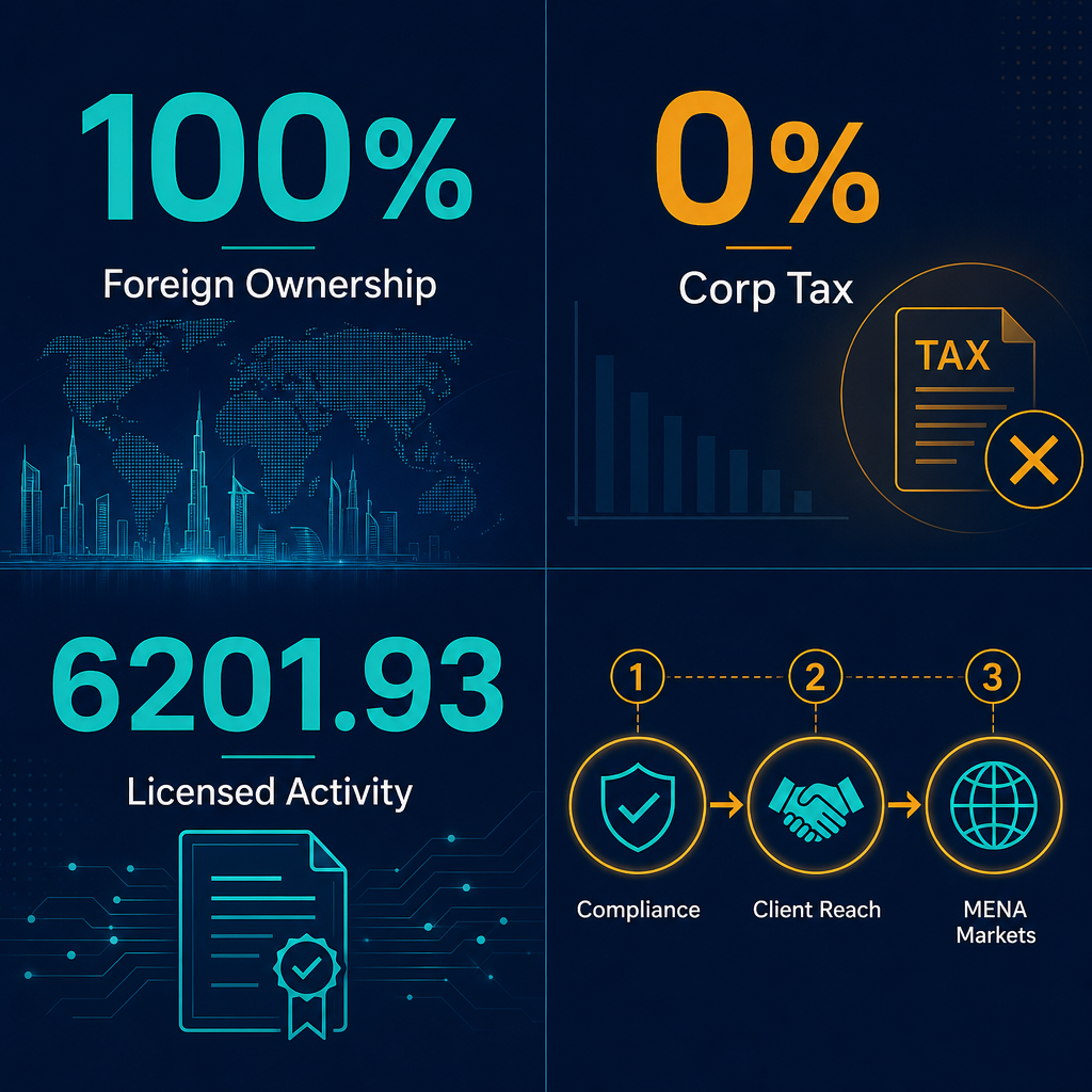 Infographic: How to Start a Gaming Development Services Business in Dubai with Meydan Free Zone