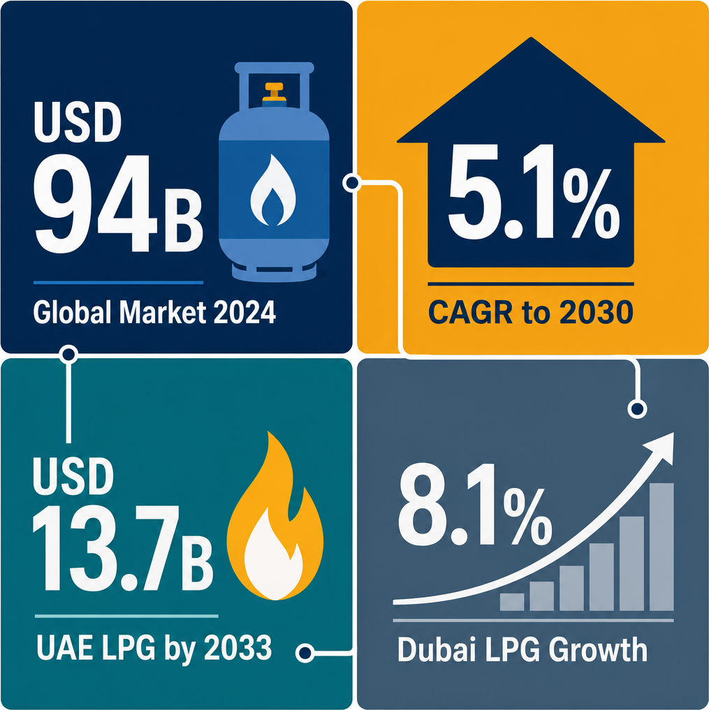 Infographic: How to Start a Gas Cylinders Trading Business in Dubai with Meydan Free Zone