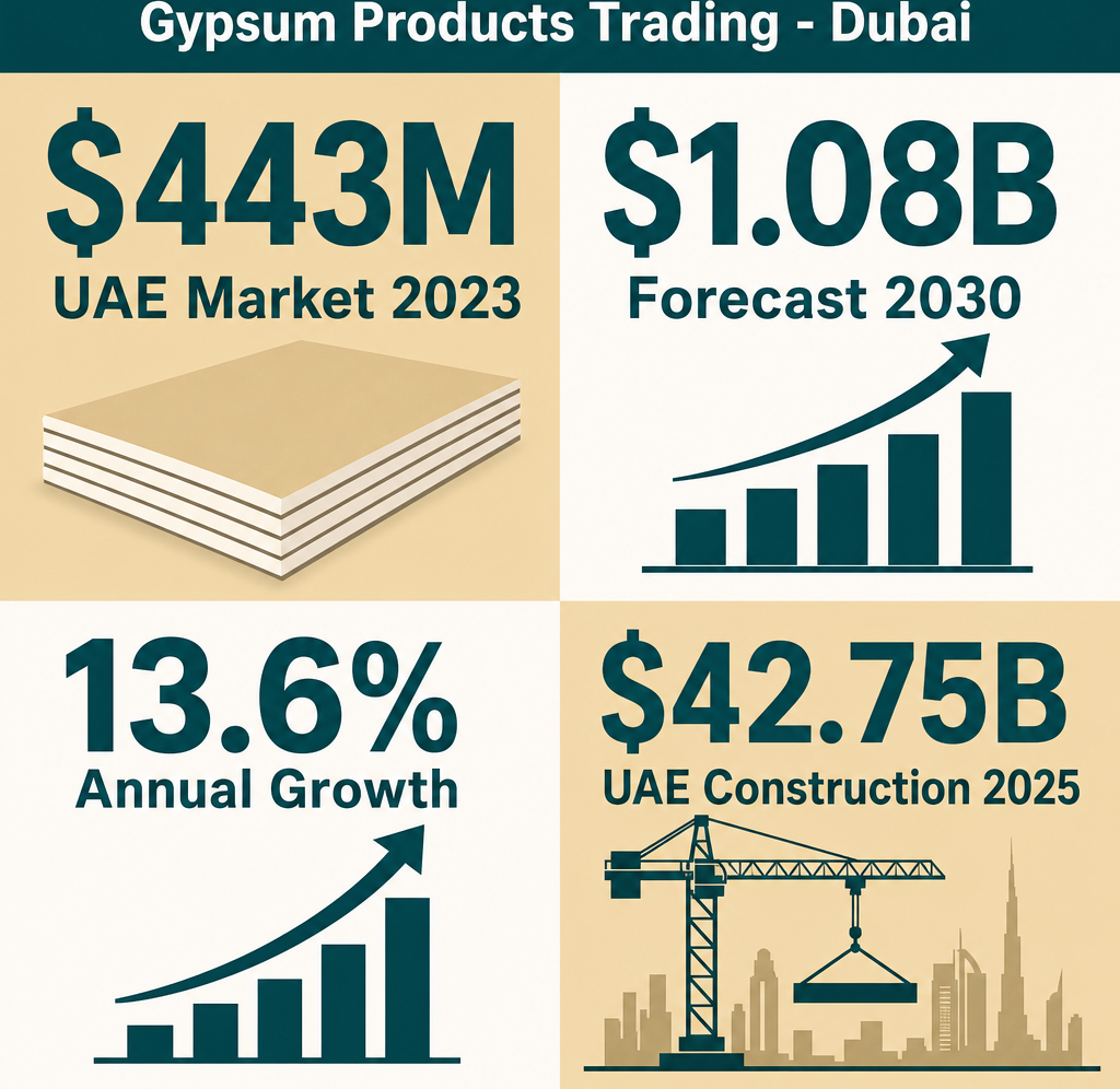 Infographic: How to Start a Gypsum Products Trading Business in Dubai with Meydan Free Zone