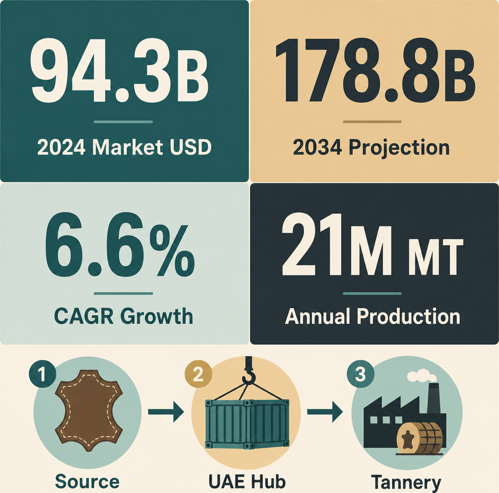 Infographic: How to Start a Hides and Skins Wholesale Business with Meydan Free Zone