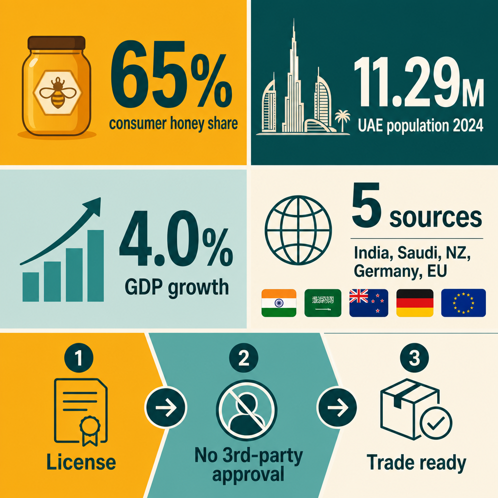 Infographic: How to Start a Honey & Apiary Accessories Trading Business with Meydan Free Zone