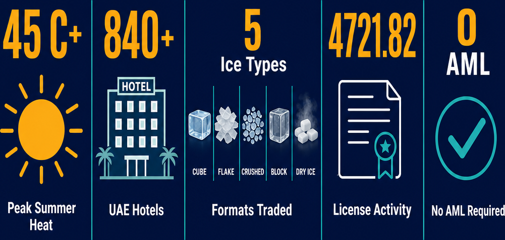 Infographic: How to Start a Ice Trading Business with Meydan Free Zone