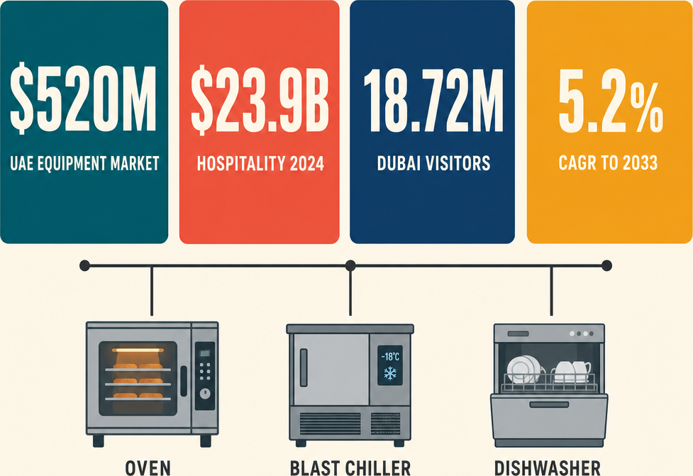 Infographic: How to Start a Industrial Kitchen & Catering Equipment Trading Business with Meydan Free Zone