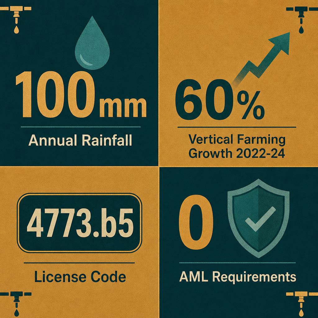 Infographic: How to Start a Irrigation Equipment & Requisites Trading Business with Meydan Free Zone