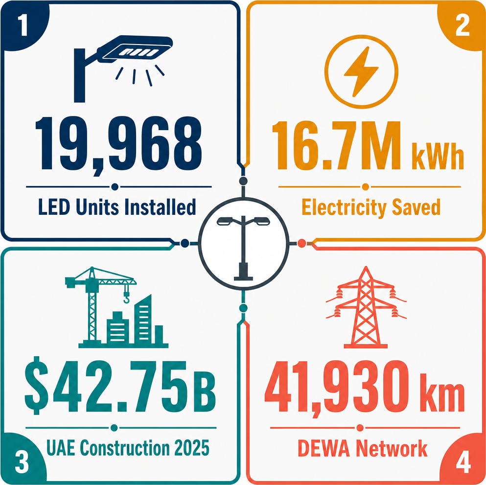Infographic: How to Start a Lighting Poles Trading Business in Dubai with Meydan Free Zone