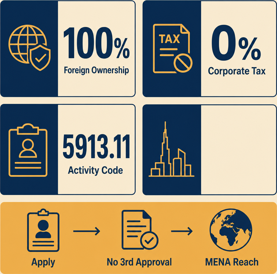 Infographic: How to Start a Media Archiving Business in Dubai with Meydan Free Zone