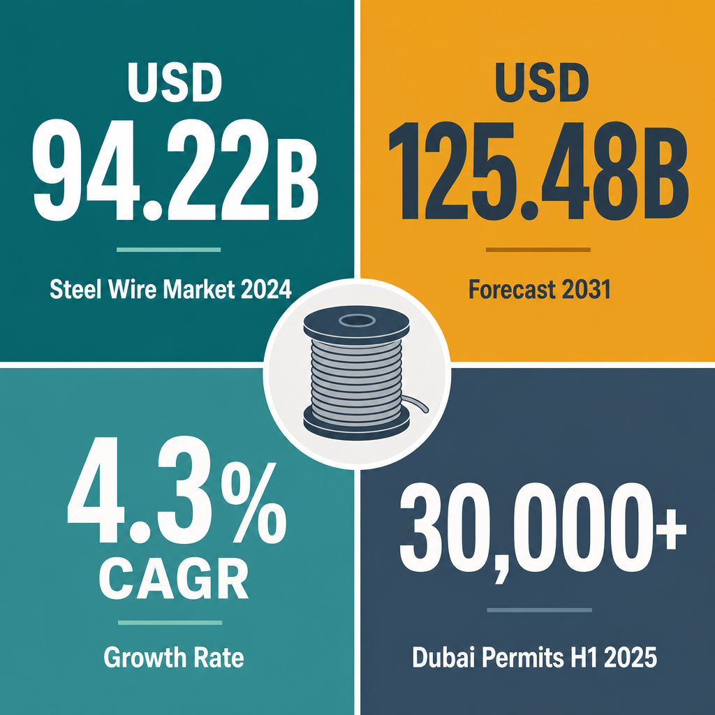 Infographic: How to Start a Metal Wires Trading Business in Dubai with Meydan Free Zone