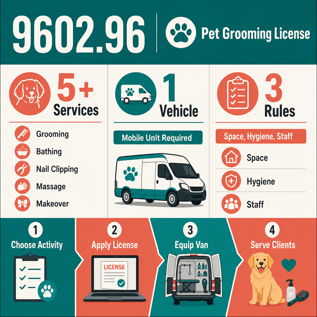 Infographic: How to Start a Mobile Grooming Business with Meydan Free Zone?