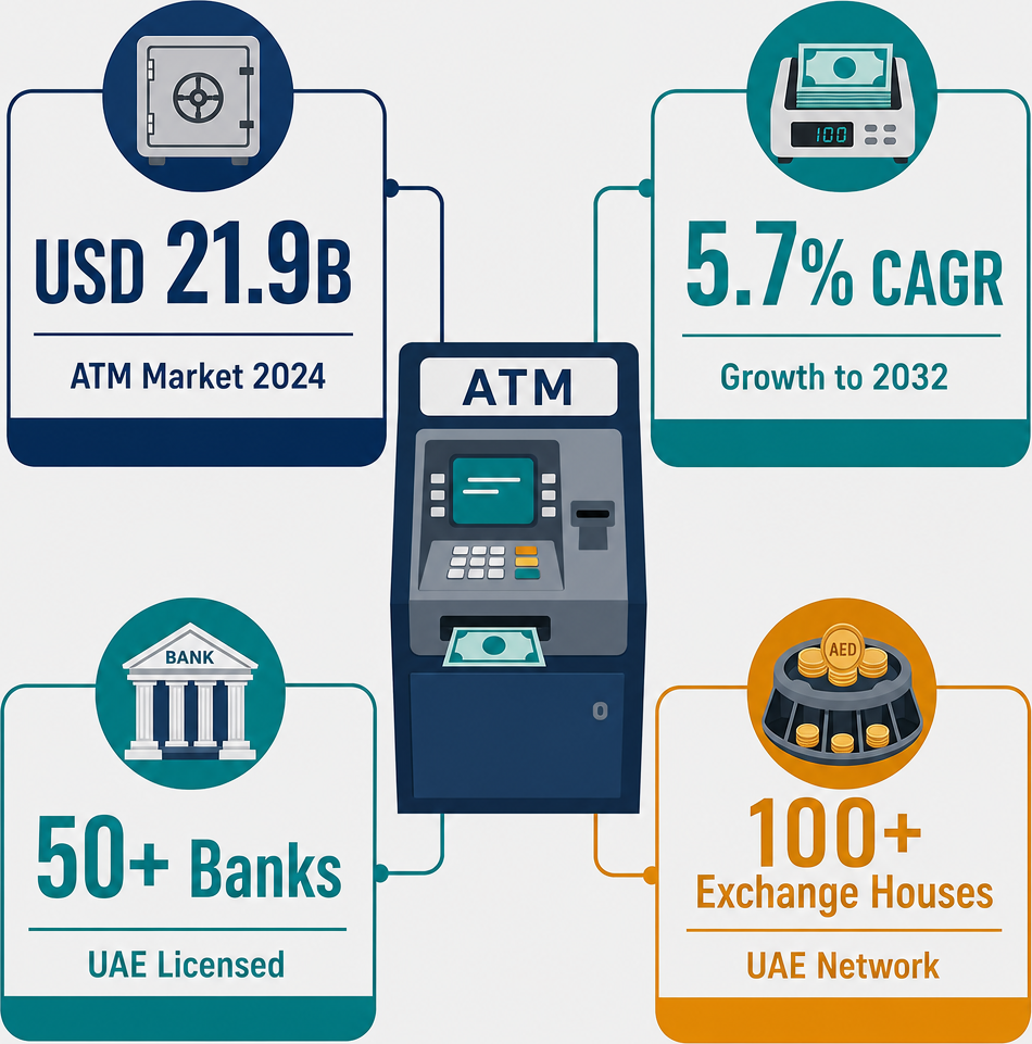 Infographic: How to Start a Monetary & Banking Equipment Trading Business with Meydan Free Zone