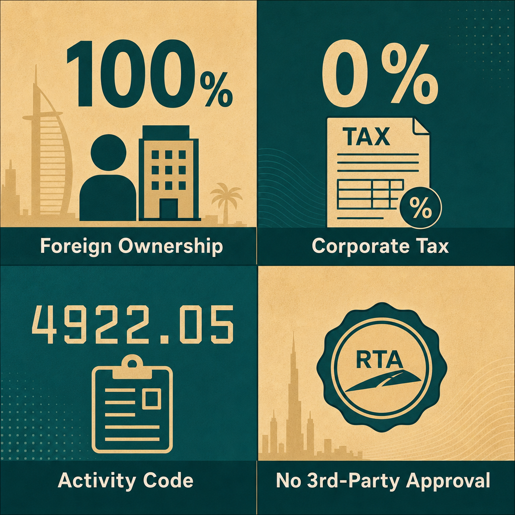 Infographic: How to Start a Passenger Transport by Man or Animal-Drawn Vehicles Business in Dubai with Meydan Free Zone