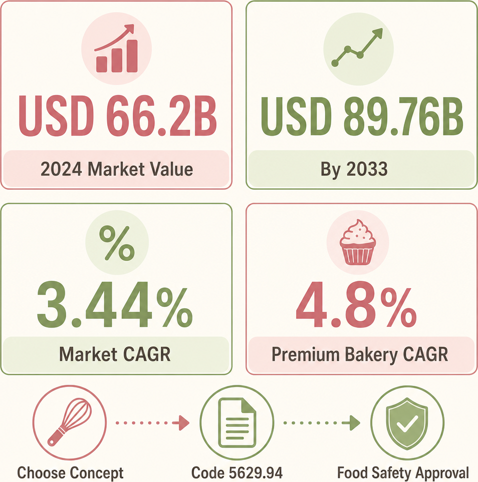 Infographic: How to Start a Pastry Preparing Business in Dubai with Meydan Free Zone