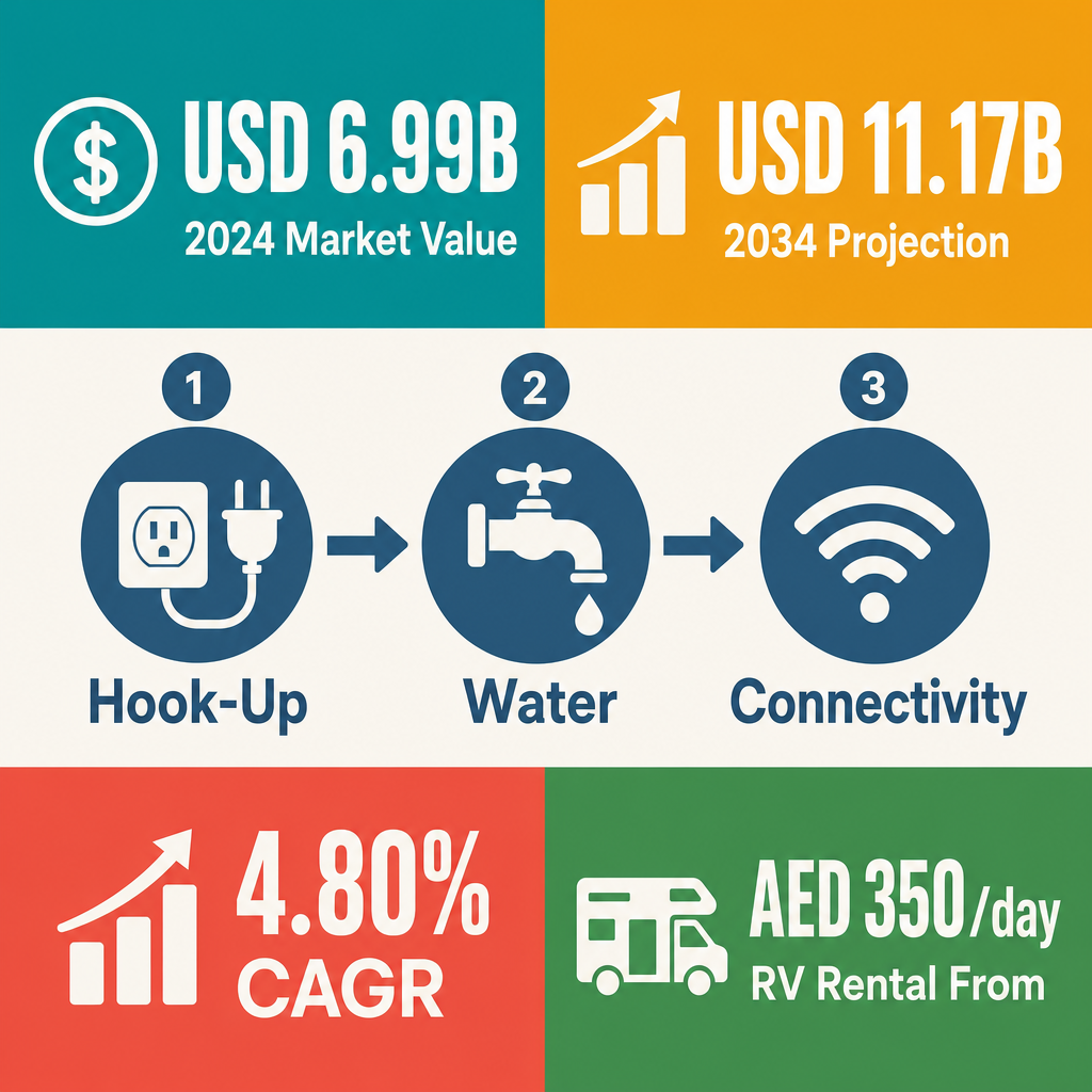 Infographic: How to Start a Provision of Space and Facilities for Recreational Vehicles Business in Dubai with Meydan Free Zone