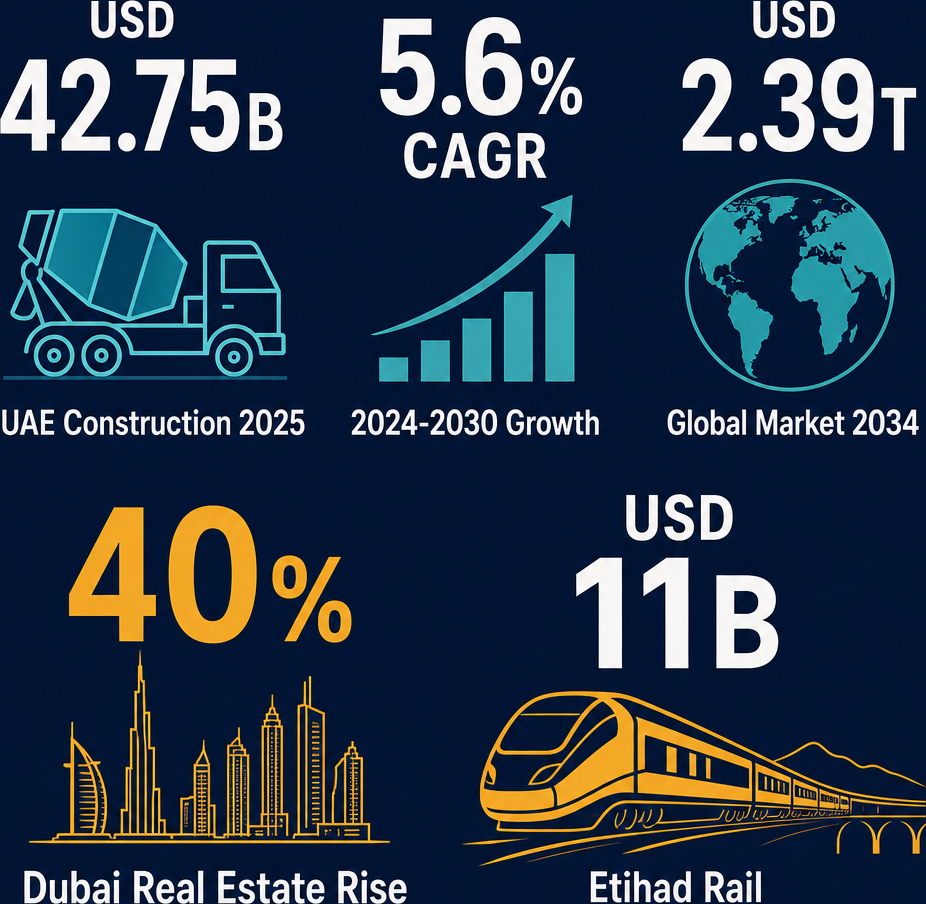 Infographic: How to Start a Ready-Mix Concrete Trading Business in Dubai with Meydan Free Zone
