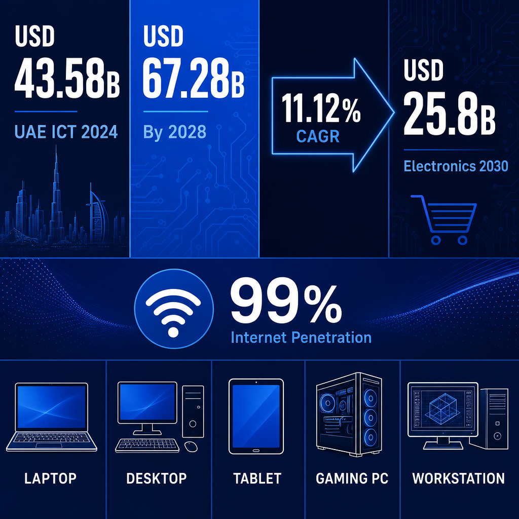 Infographic: How to Start a Retail Sale Of Computers Business with Meydan Free Zone