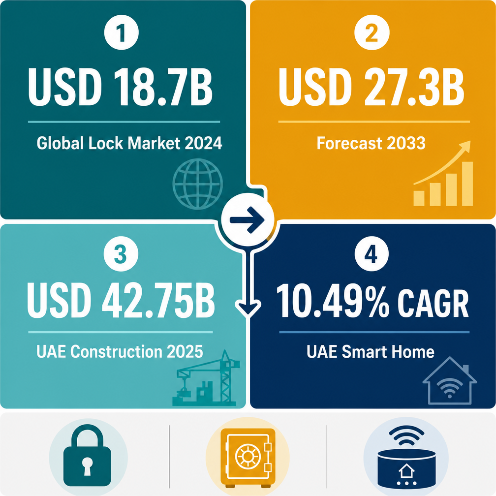 Infographic: How to Start a Retail Sale of Security Systems Business in Dubai with Meydan Free Zone