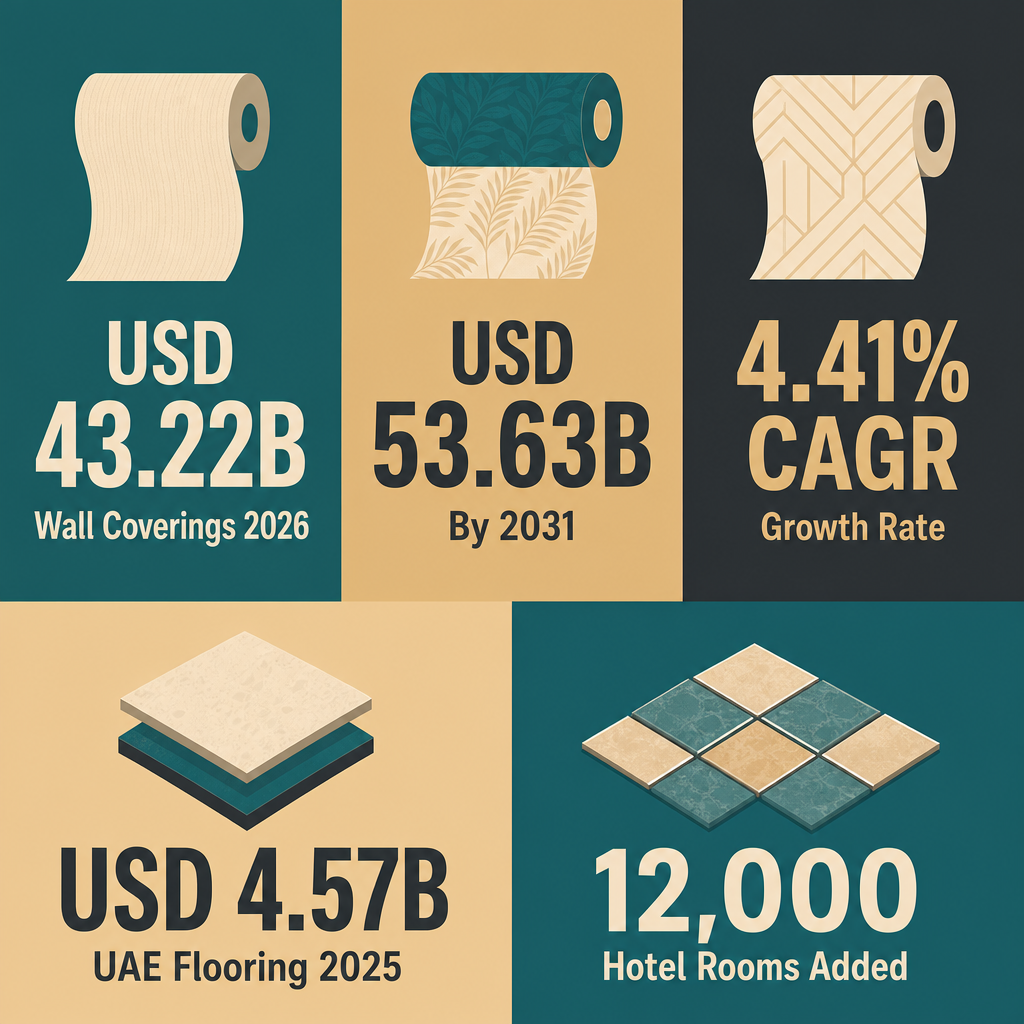 Infographic: How to Start a Retail Sale of Wallpaper and Floor Coverings Business in Dubai with Meydan Free Zone