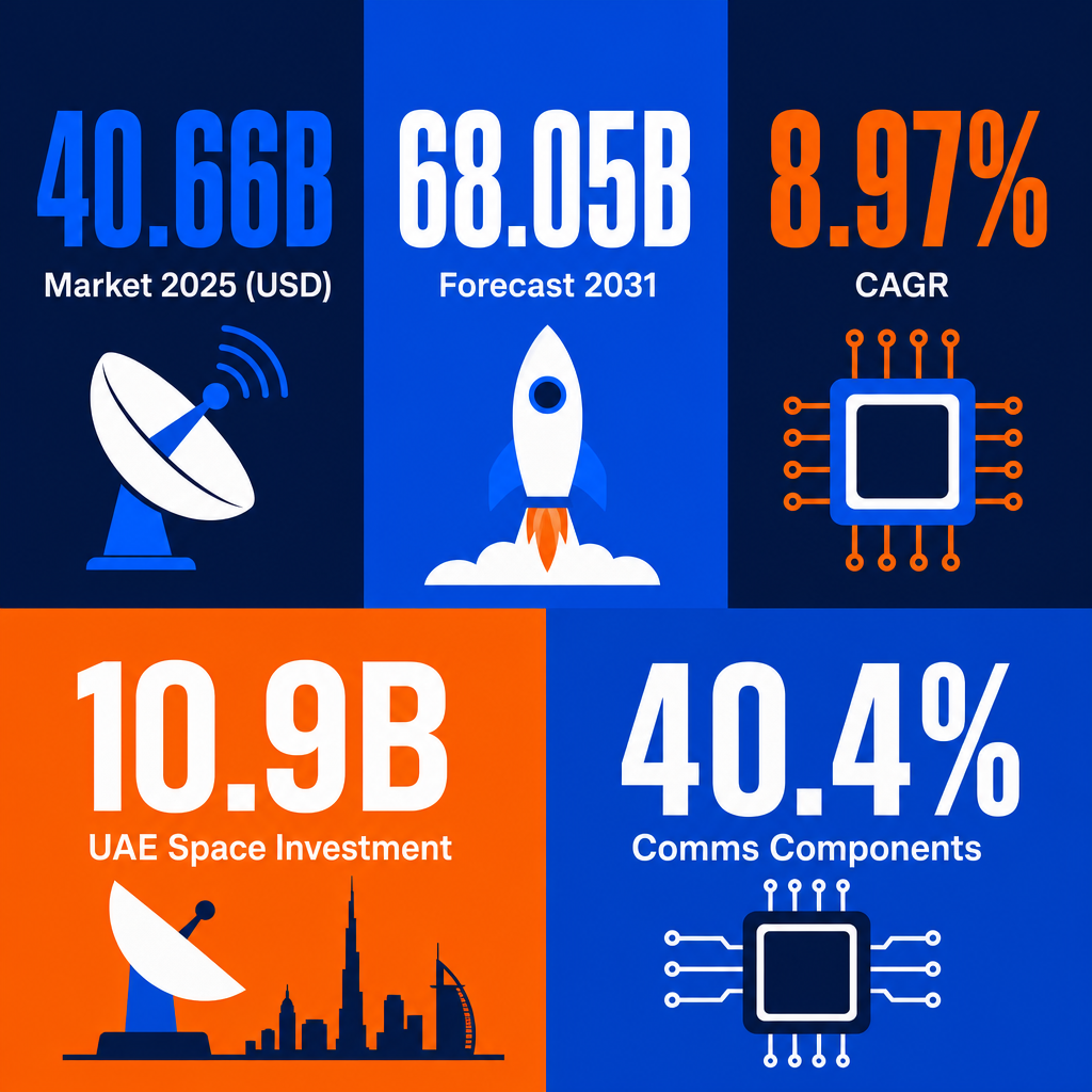 Infographic: How to Start a Satellites’ Components and Spare Parts Trading Business with Meydan Free Zone