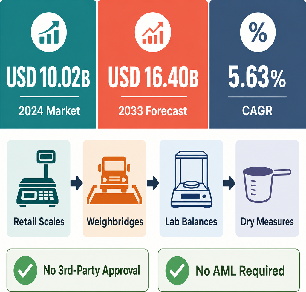 Infographic: How to Start a Scales & Dry Measures Trading Business with Meydan Free Zone