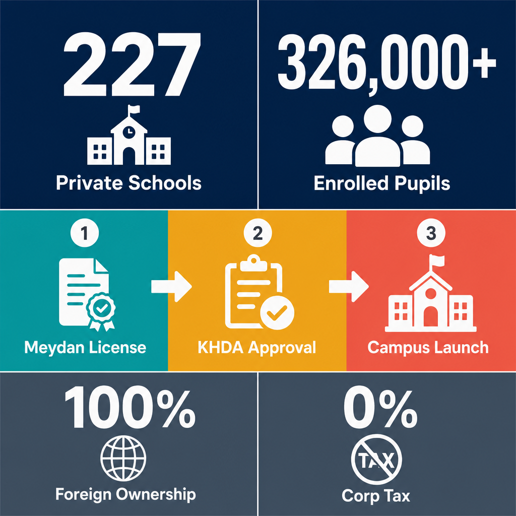 Infographic: How to Start a Secondary Education Business in Dubai with Meydan Free Zone