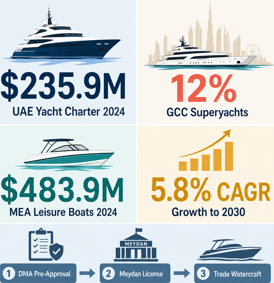 Infographic: How to Start a Ships & Boats Trading Business with Meydan Free Zone