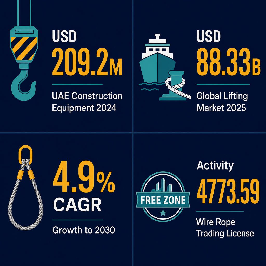 Infographic: How to Start a Structural Wire Rope Systems Trading Business with Meydan Free Zone