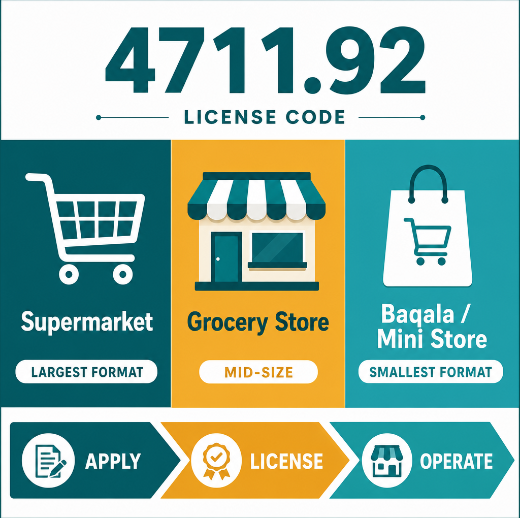 Infographic: How to Start a Supermarket, Grocery Store, Mini Store or Baqala with Meydan Free Zone