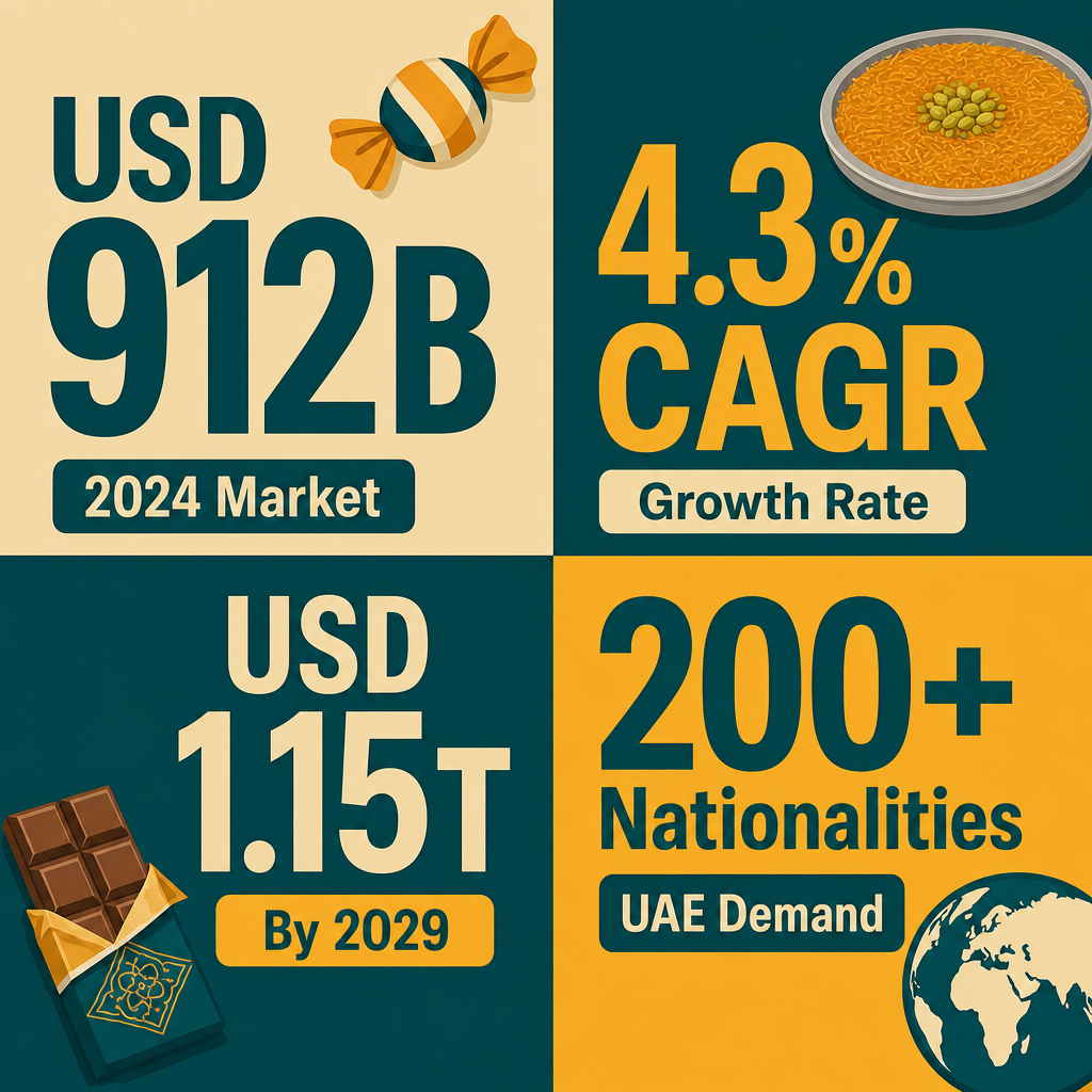 Infographic: How to Start a Sweets and Candies Preparing Business in Dubai with Meydan Free Zone