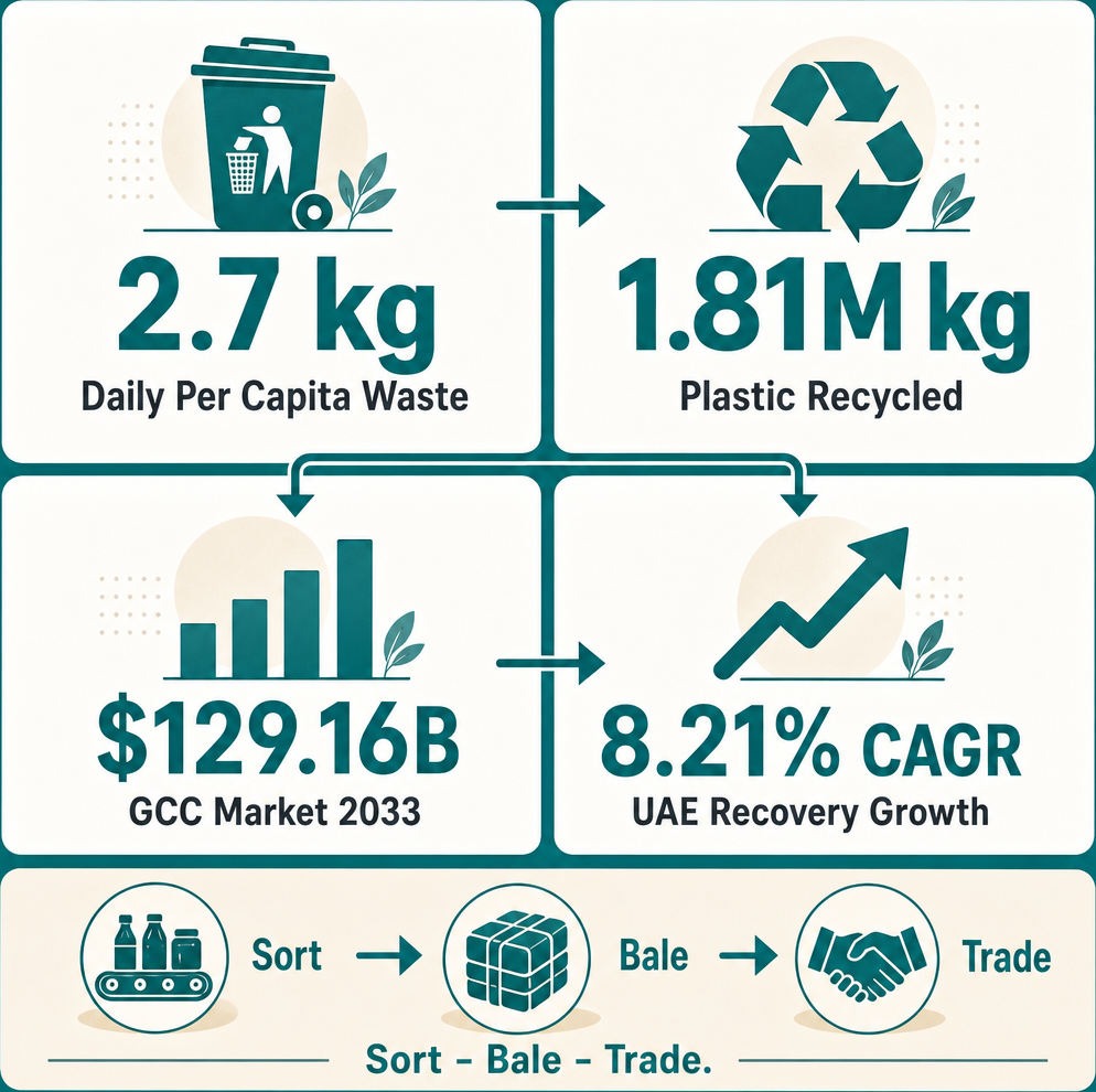 Infographic: How to Start a Waste Plastic Trading Business with Meydan Free Zone