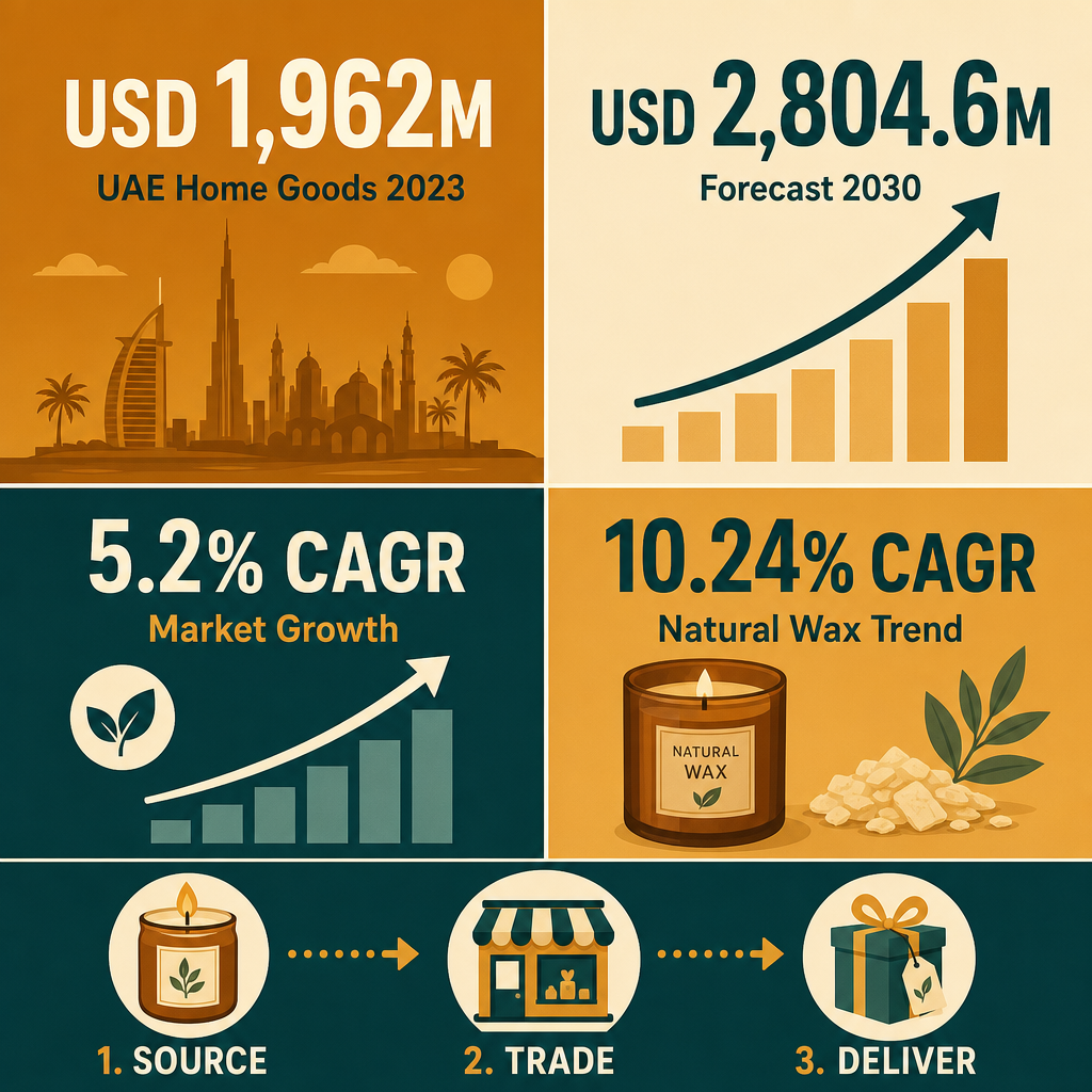 Infographic: How to Start a Wax Candles Trading Business in Dubai with Meydan Free Zone