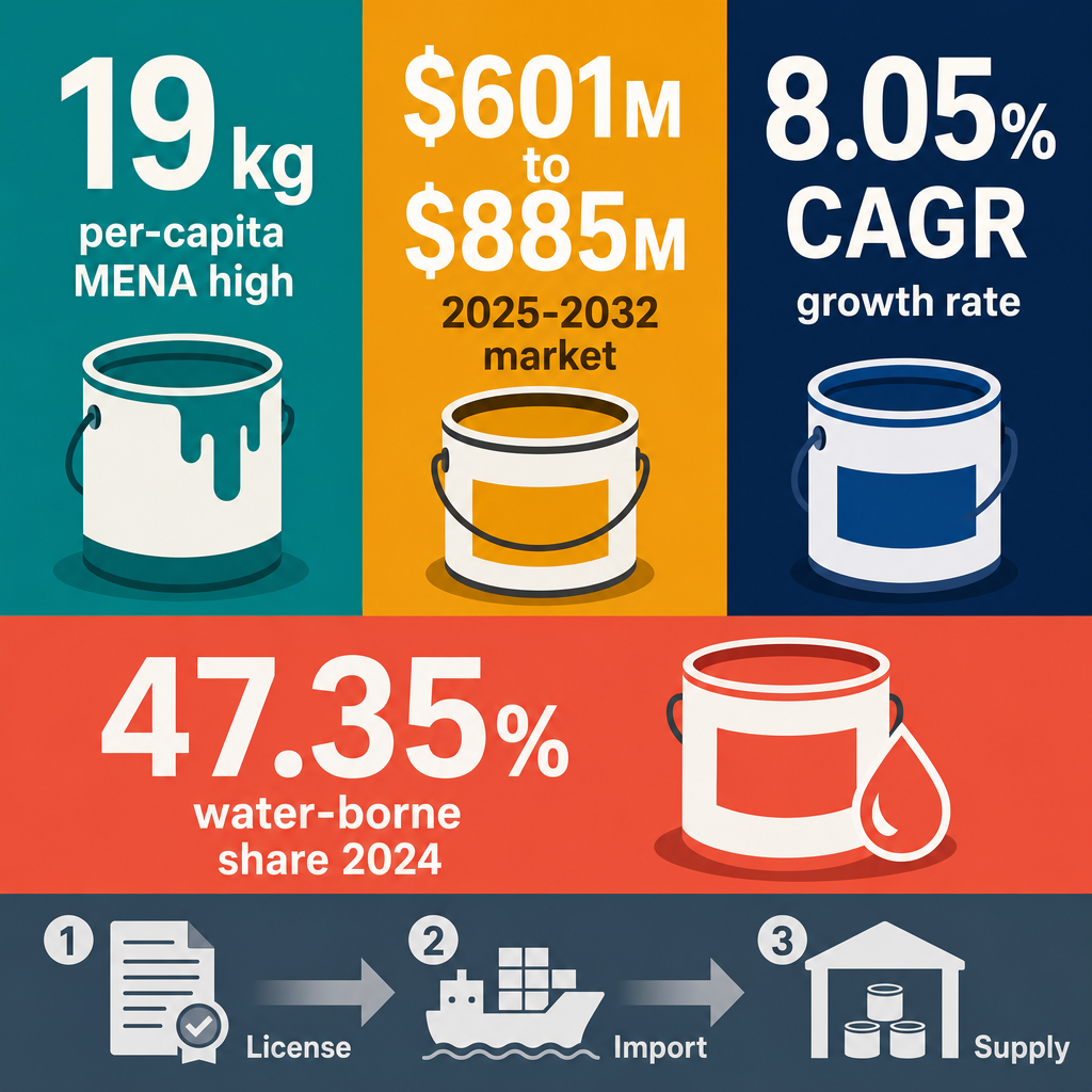 Infographic: How to Start a Wholesale of Paint and Varnish Business with Meydan Free Zone
