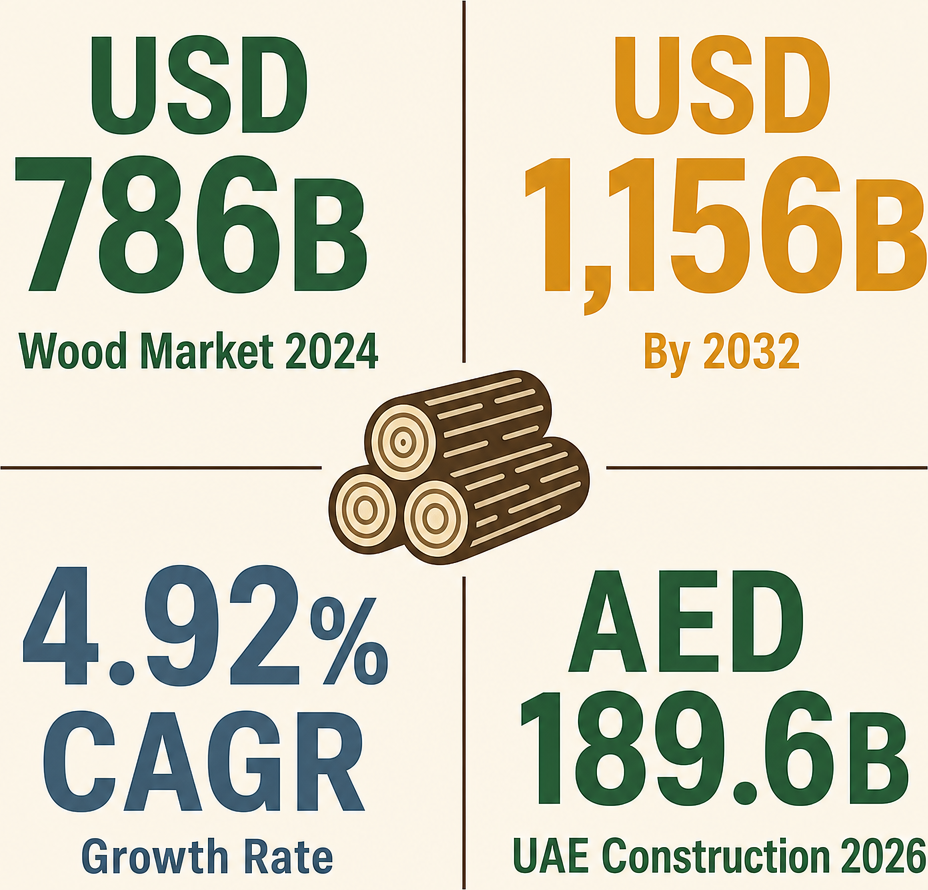Infographic: How to Start a Wholesale of Wood in the Rough Business with Meydan Free Zone