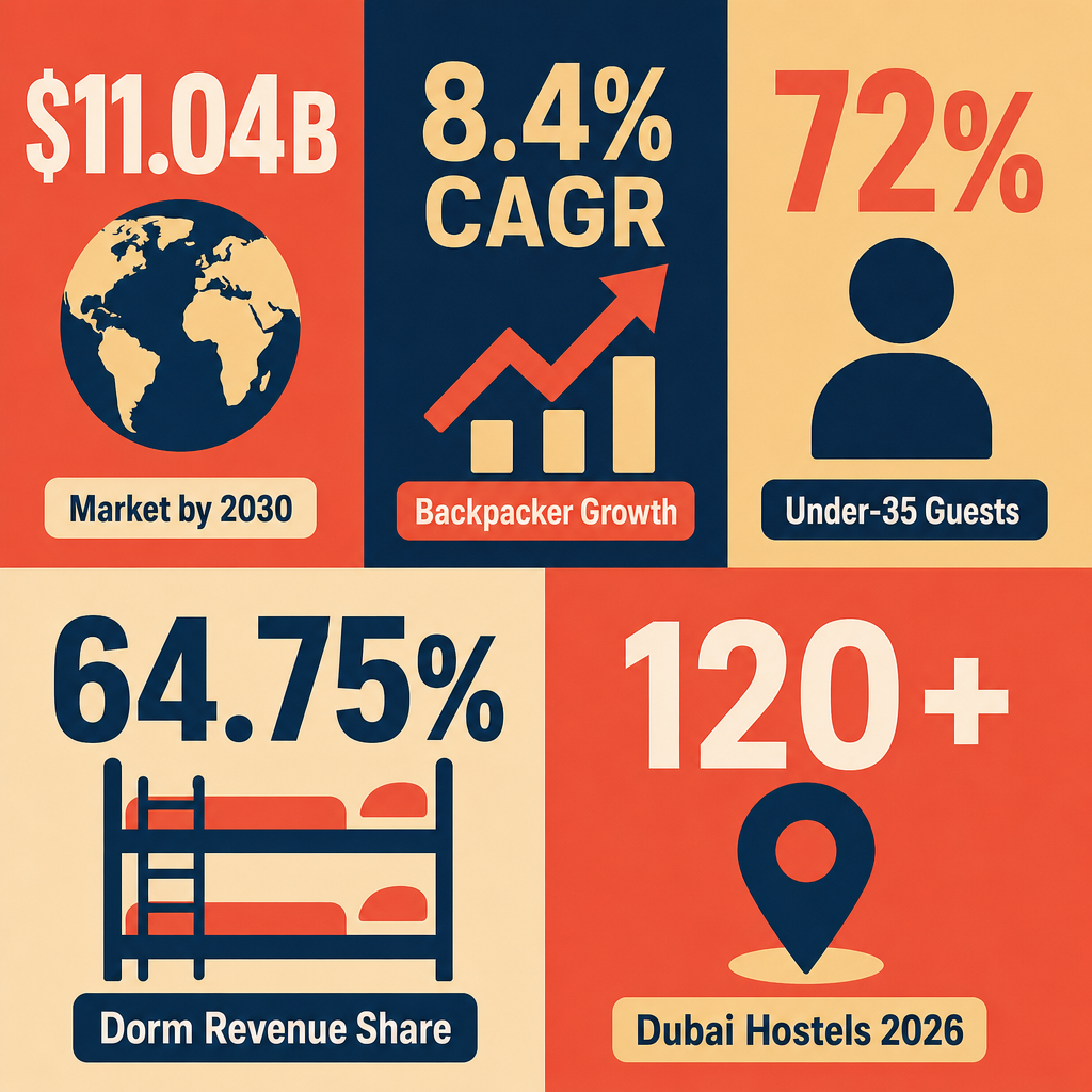 Infographic: How to Start a Youth Hostels Business in Dubai with Meydan Free Zone