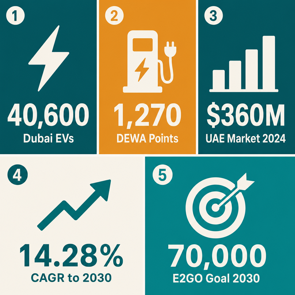 Infographic: How to Start an EV Charging Stations & Spare Parts Trading Business in Dubai with Meydan Free Zone