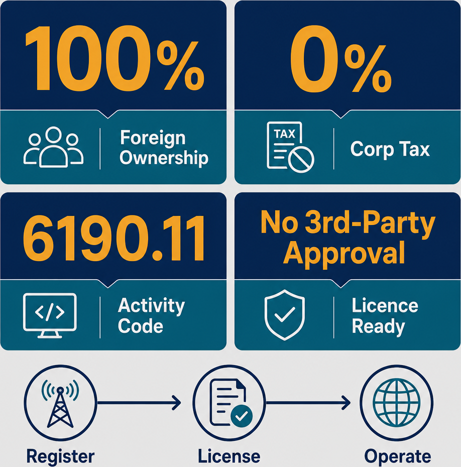 Infographic: How to Start an Interactive Services Business in Dubai with Meydan Free Zone