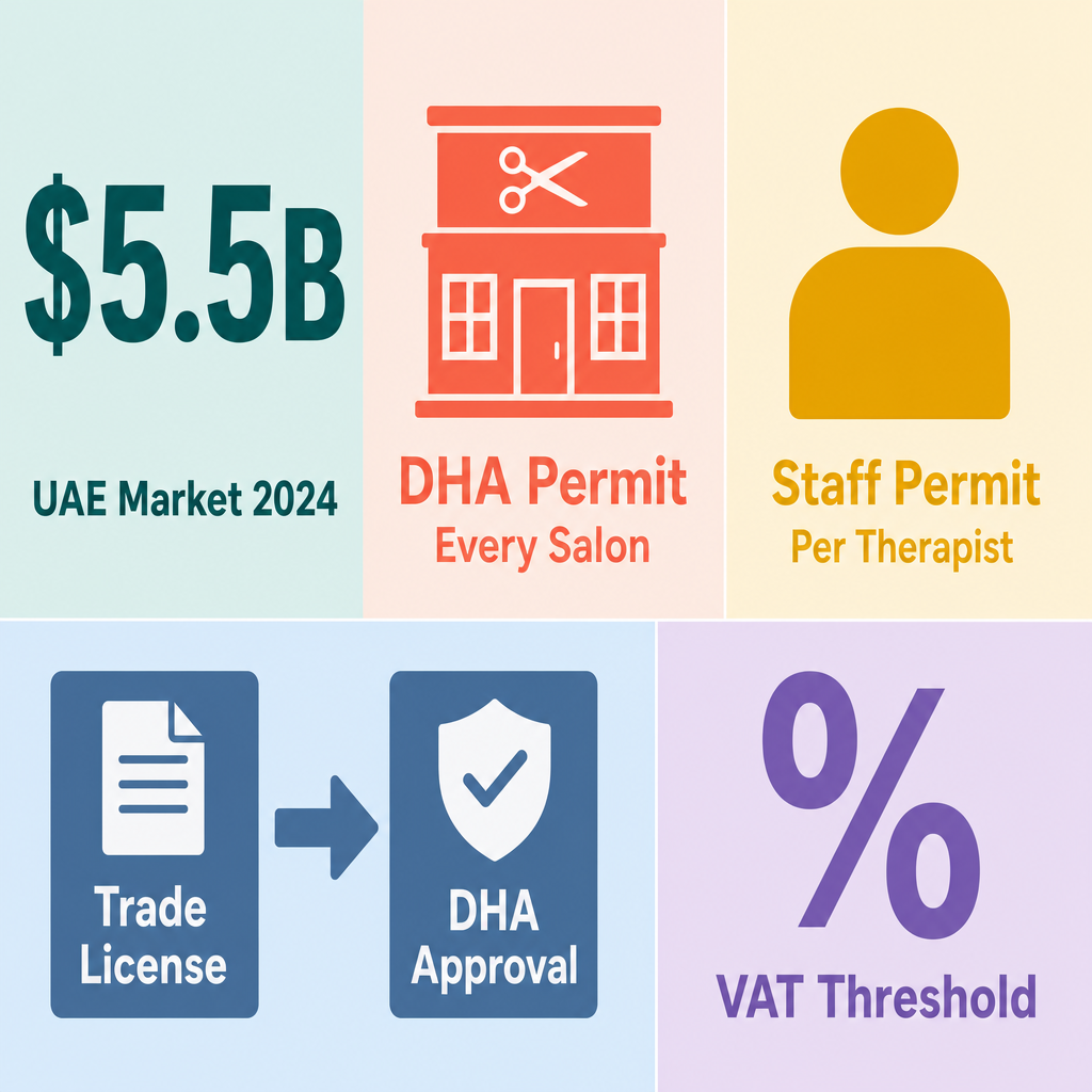 Infographic: How to Start a Wellness and Beauty Salon Business in Dubai?