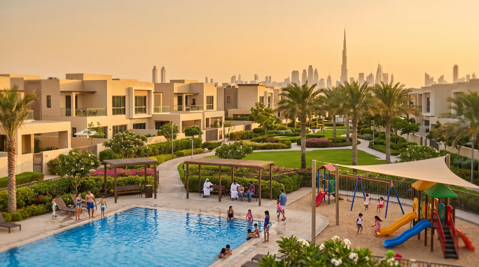 Best Communities for South African Families with Young Children in Dubai