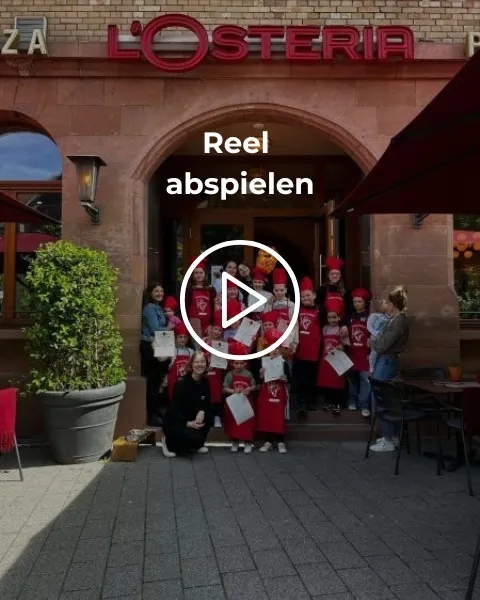 Jetzt das Instagram Reel zum Kinder Pizzabacken ansehen