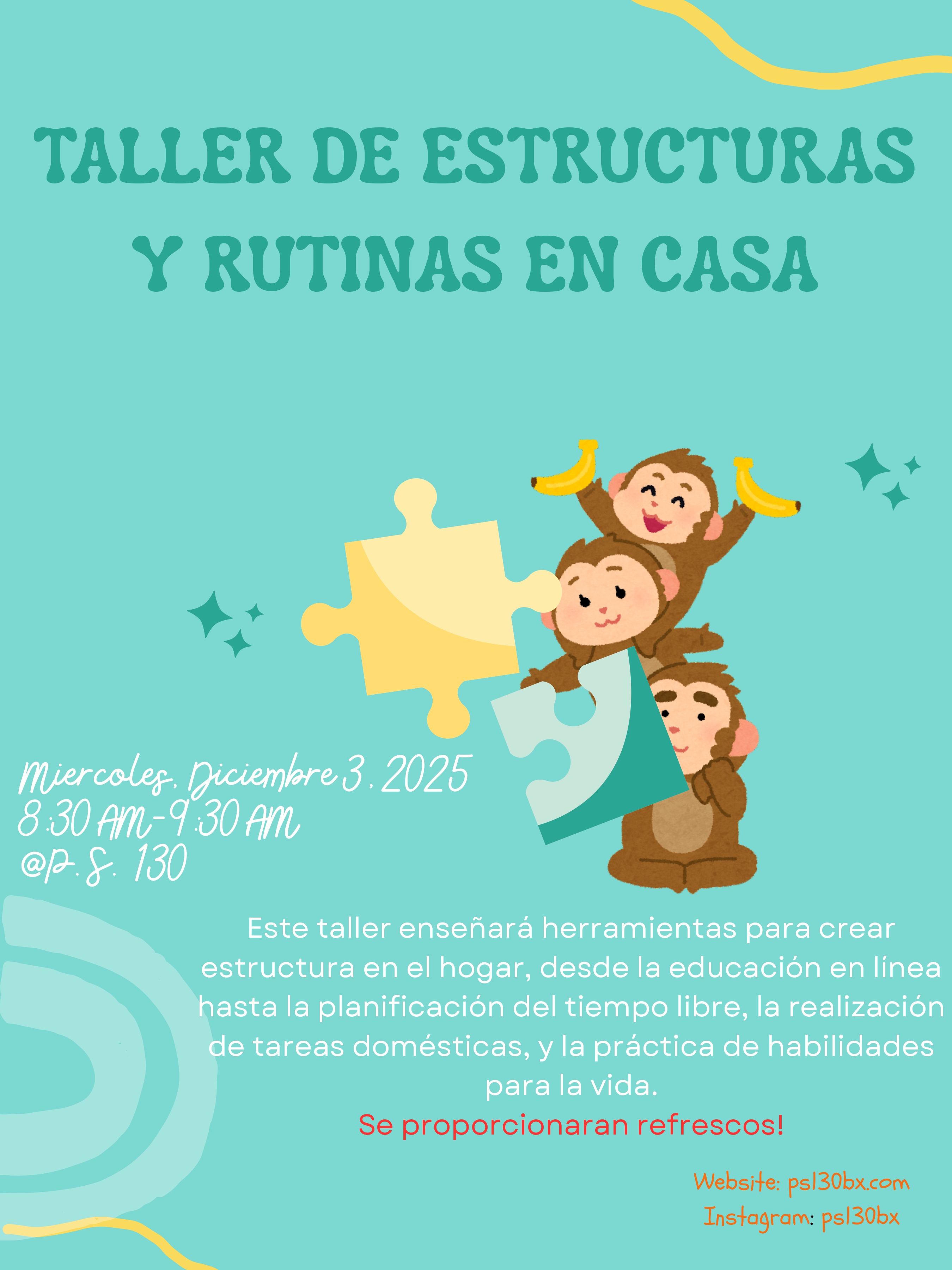 Attention kindergarten through fourth grade families! flyer