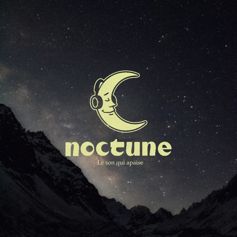 Logo dessiné à la main pour une marque de musique