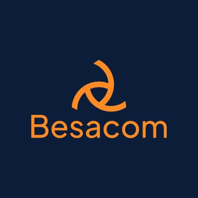 Logo réalisé pour l'agence de communication Besacom à Besançon