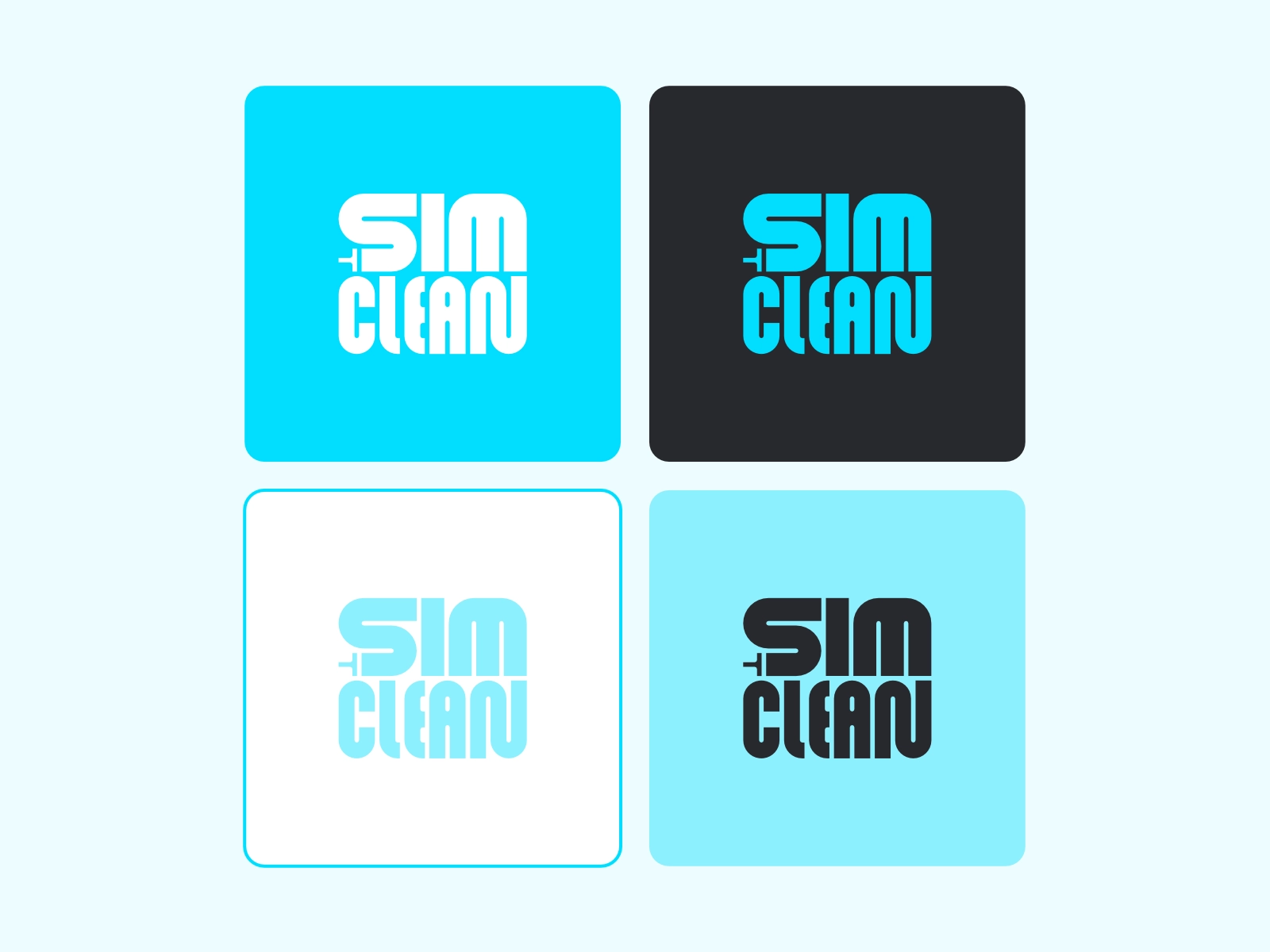 Palette de couleur pour une entreprise de nettoyage