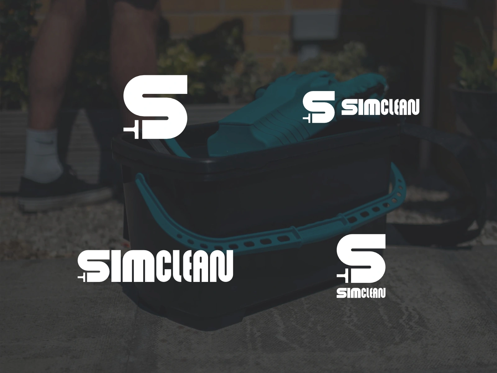 Personal branding pour un laveur de vitres : déclinaisons du logo