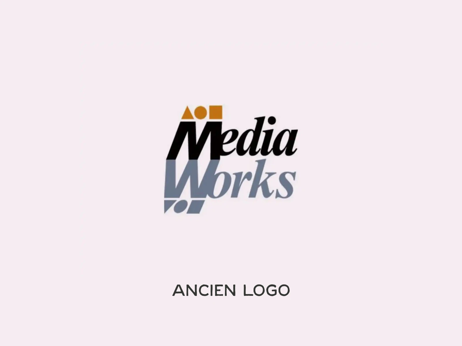 L'ancien logo de Mediaworks avant le redesign
