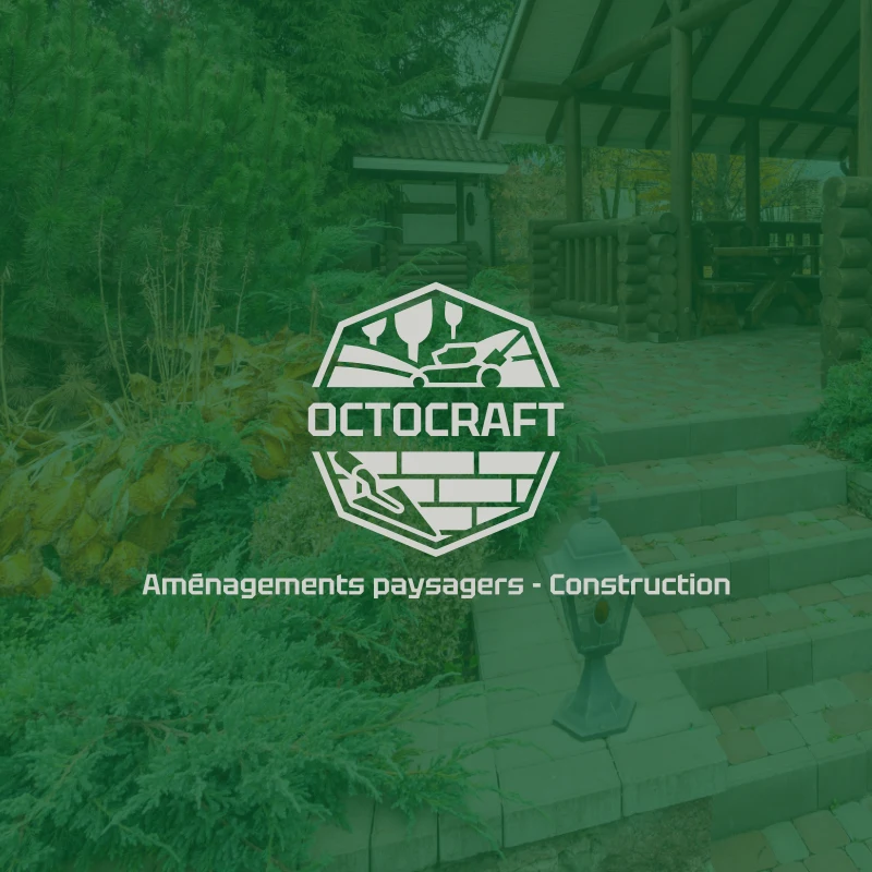 Logo moderne pour un artisan paysagiste
