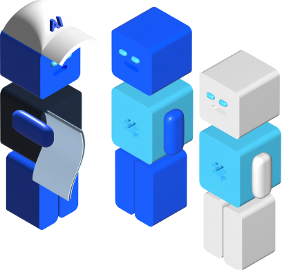 Multiple autonomous robots coordinating tasks in facility