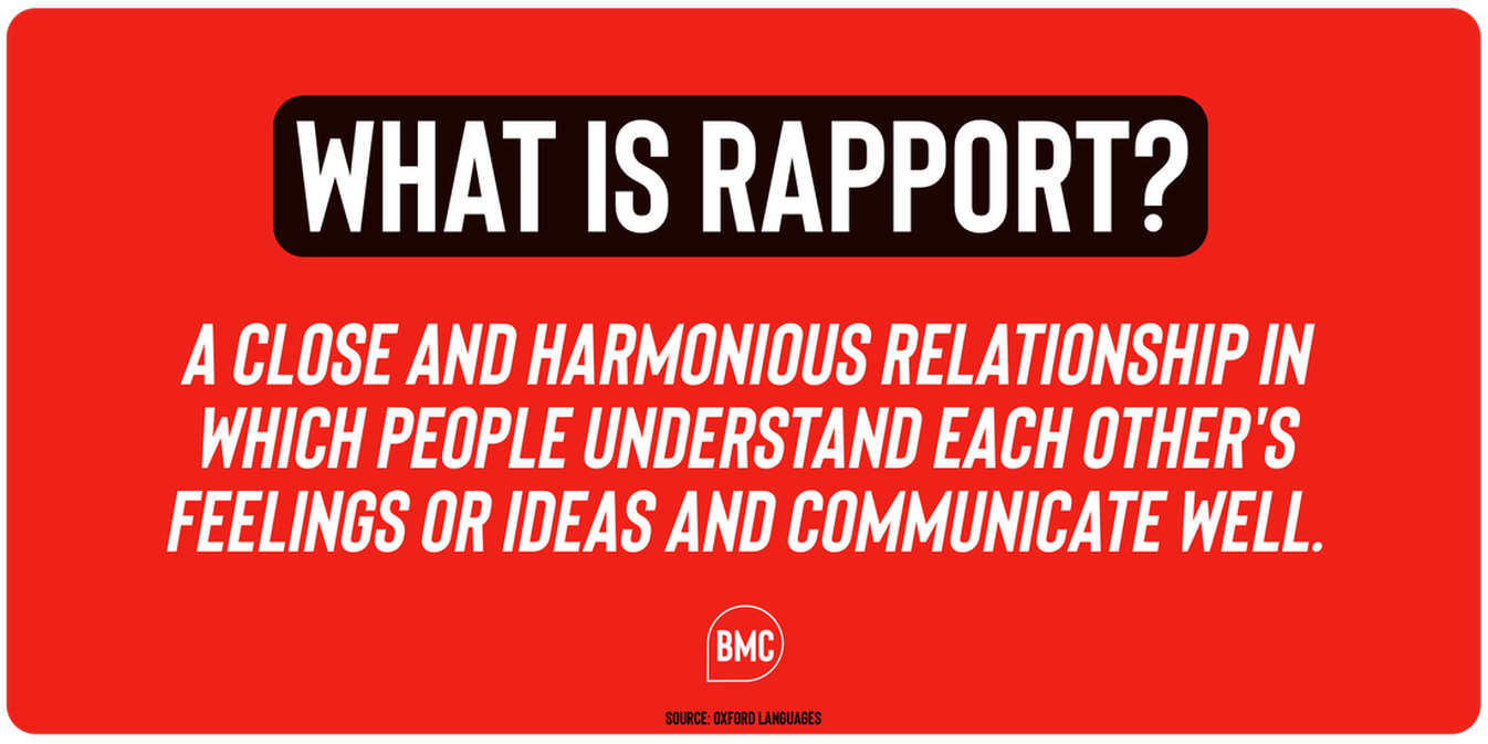 What is rapport?