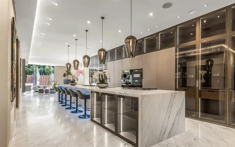 Interior fit out of a villa on Saadiyat island.